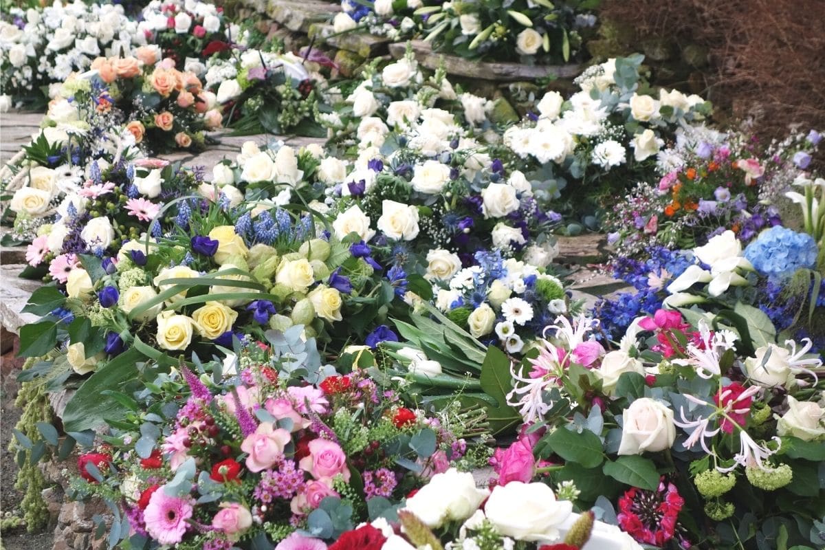 Blumen zur Beerdigung