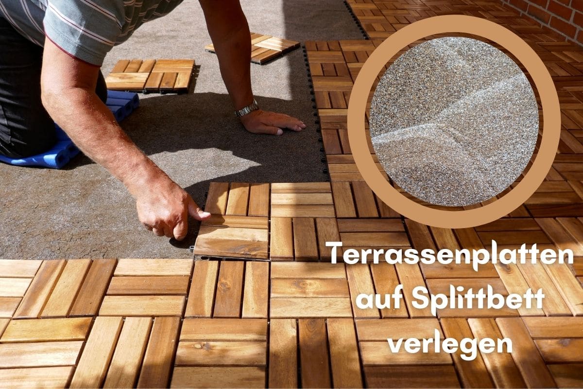 Terrassenplatten verlegen: auf Erde, Splitt oder Sand ...